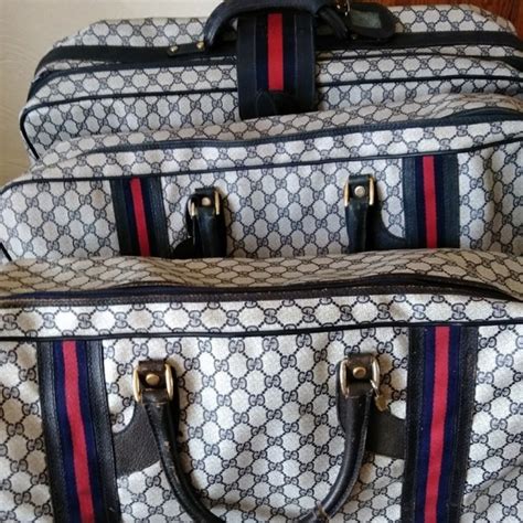 replica gucci hand luggage|knock off gucci luggage set.